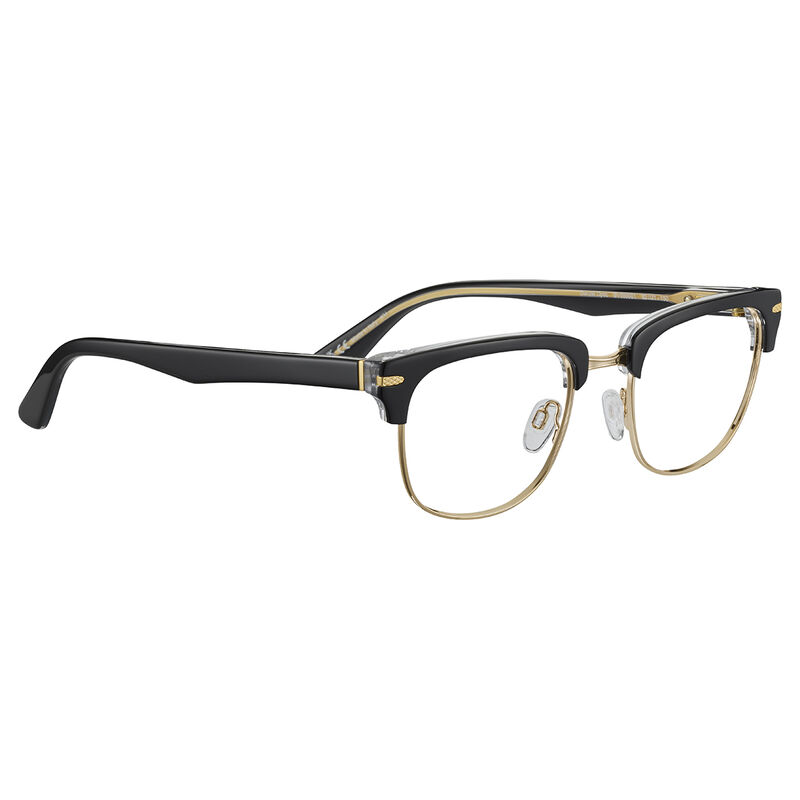 DENZEL OPTIC, Shiny Black Transparent Layer-Demo Lens, hi-res image number null